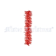 Гирлянда, цвет: красный, 100 см Z 694 Новогодняя продукция Mister Christmas 2009 г ; Упаковка: пакет инфо 13844b.