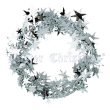 Новогодняя мишура, цвет: серебристый, 300 см M-17S Новогодняя продукция Mister Christmas 2009 г ; Упаковка: пакет инфо 8278d.